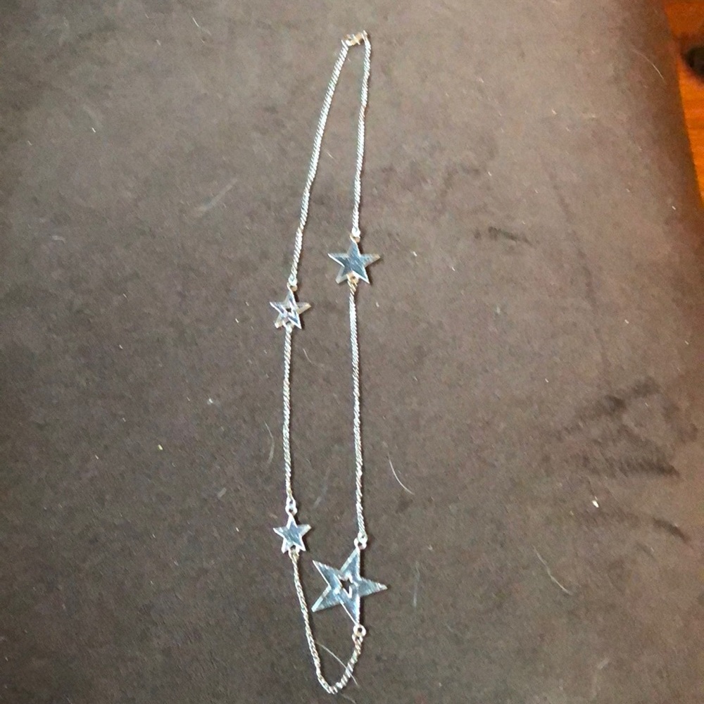 Black star necklace